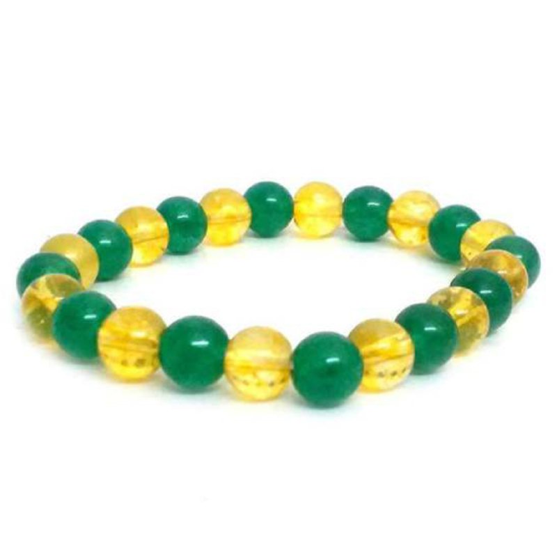Green Aventurine Crystal Bracelet for Luck & Prosperity