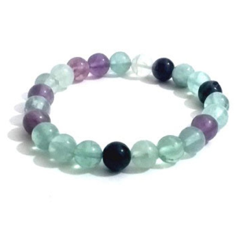 Multi Fluorite Crystal Bracelet for Mental Clarity