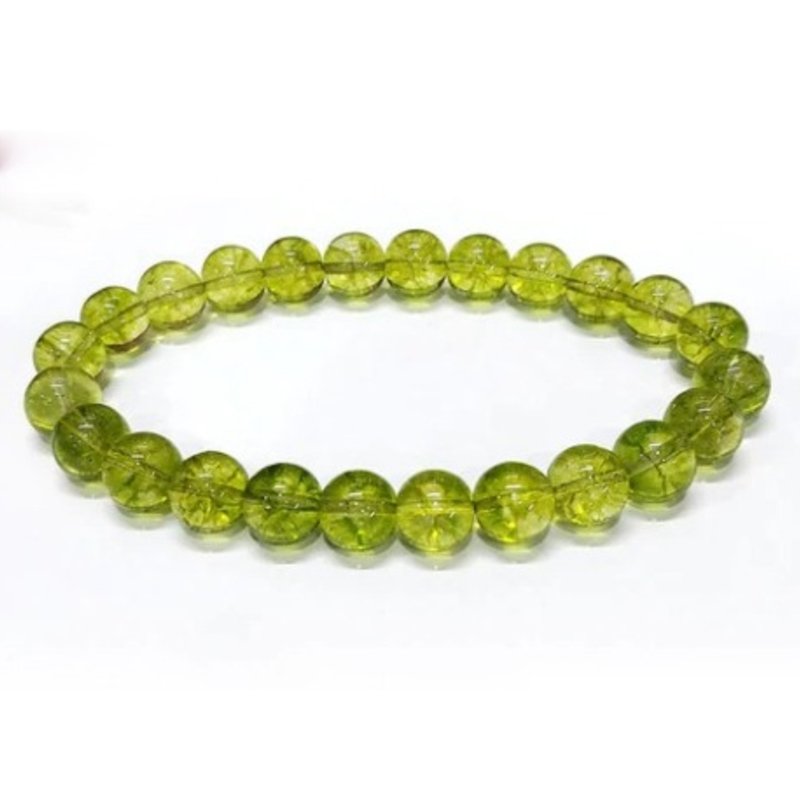 Peridot Crystal Bracelet for Wealth & Positivity