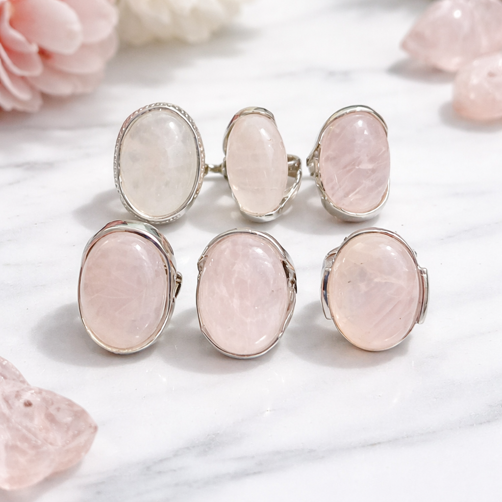 The Rose Quartz Ring for Women