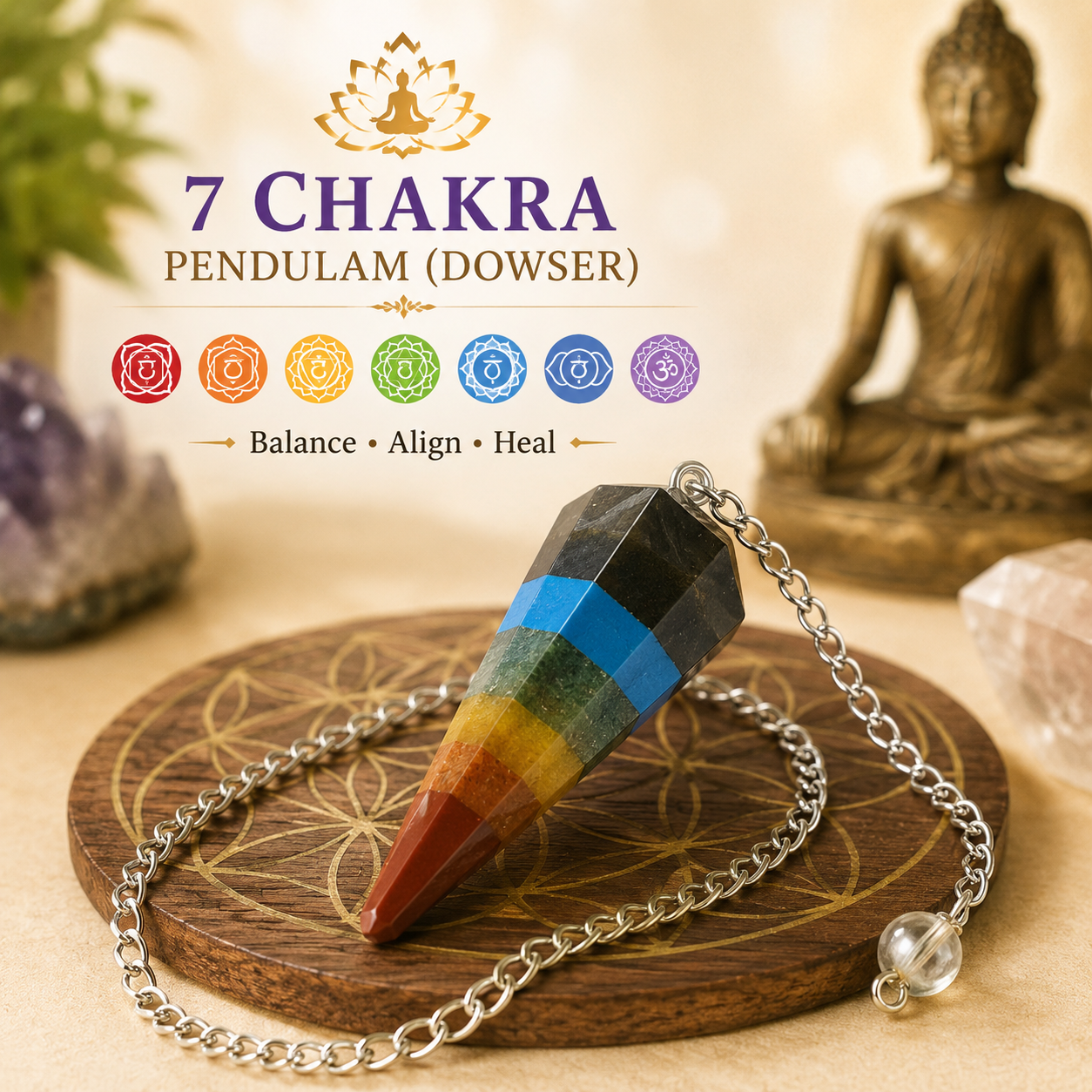 7 Chakra Pendulam (Dowser)