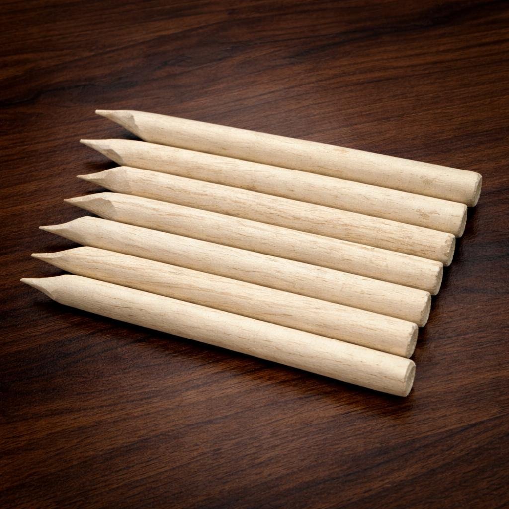 Anar Ki Kalam | Pomegranate Wood Pen for Puja, Yantra & Spiritual Writing