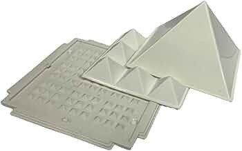Vastu Pyramid for Home & Office – White Plastic Big Size Pyramid for Positive Energy