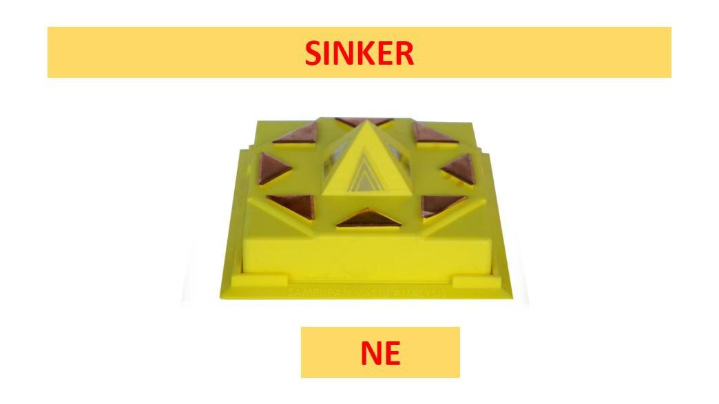 Vastu NE Sinker | Energy Balancing Pyramid for North-East Zone Correction