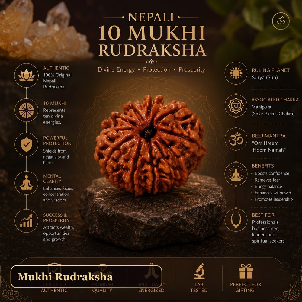 Nepali 7 Mukhi Rudraksha